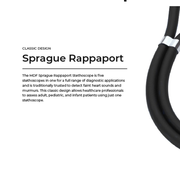 MDF Sprague Rappaport Stethoscope - Picture 3 of 3